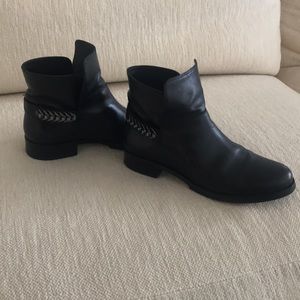 Vince Camuto black booties